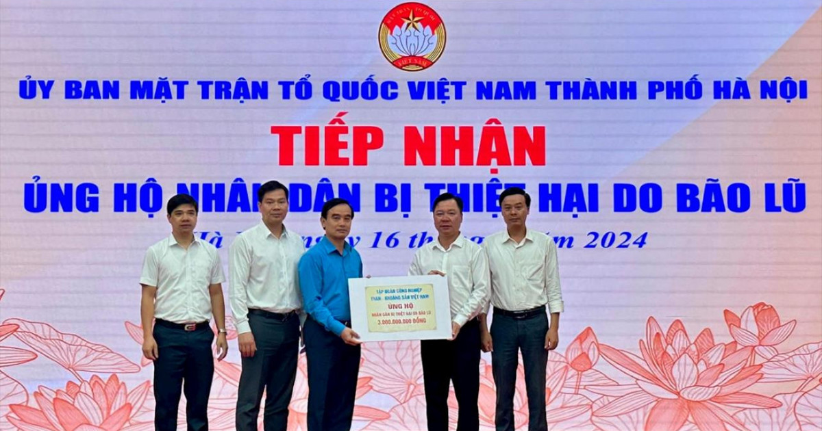 tiếp nhận 61,461 tỷ đồng ủng hộ đồng bào bị thiệt hại do bão lũ