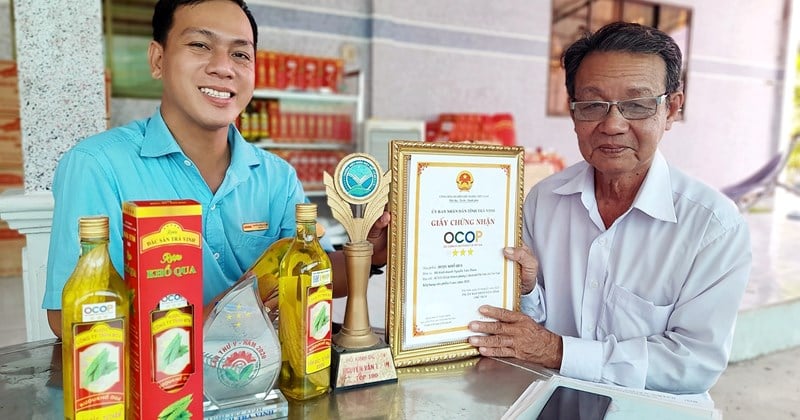 The story of the birth of 3-star OCOP products by an old farmer in Tra Vinh