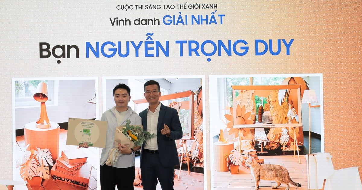 Samsung vinh danh các tác phẩm xuất sắc của cuộc thi tái chế bao bì