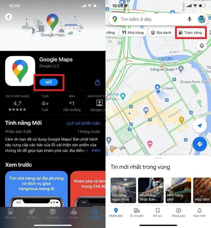 3 cách tìm cây xăng gần nhất bằng Google Maps trên điện thoại tiện lợi nhất - 1