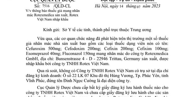 Phát hiện kháng sinh, thuốc điều trị dạ dày giả mạo