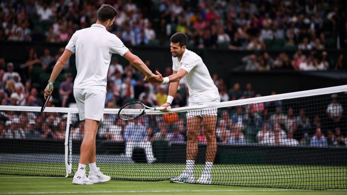 Djokovic verliert ersten Satz in Wimbledon