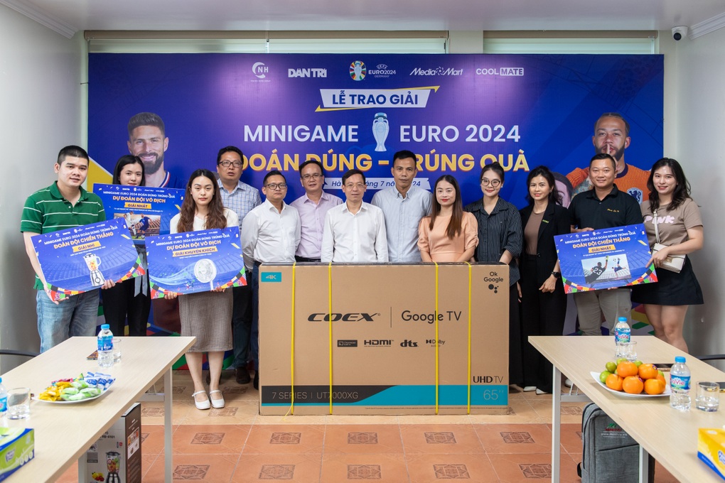 Dân trí trao thưởng độc giả trúng giải Dự đoán Euro 2024 - 3