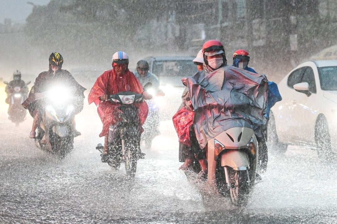 Ho Chi Minh-Ville a connu de fortes pluies de midi à la soirée à l'occasion de la fête nationale, le 2 septembre.