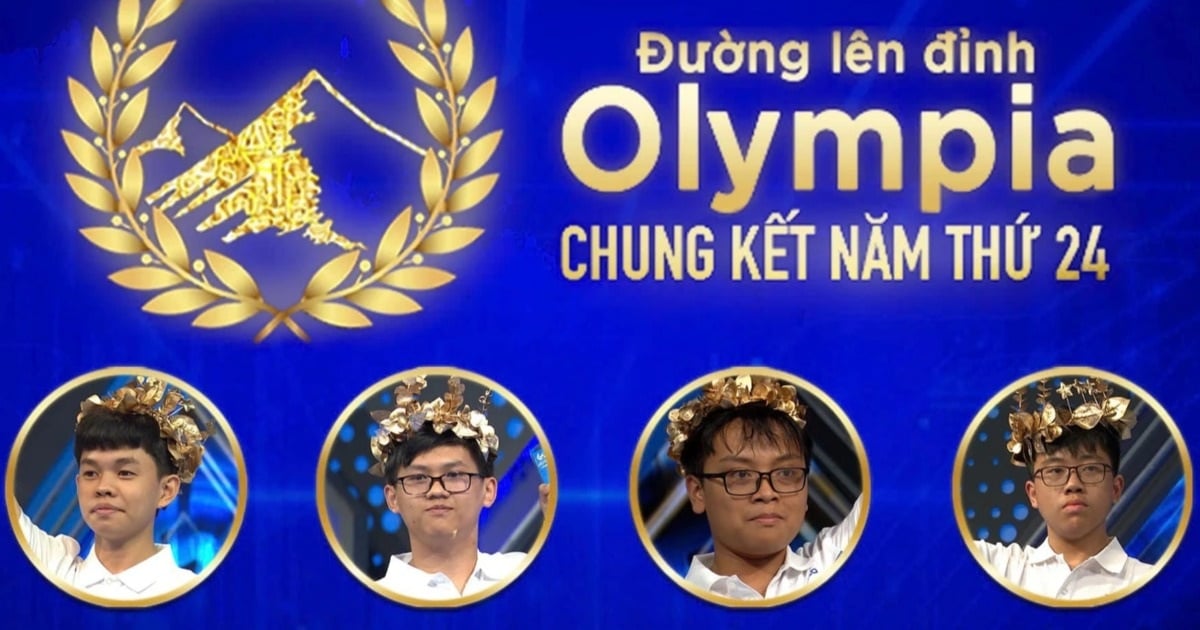 Điểm số và thế mạnh của 4 nam sinh tranh tài chung kết năm Olympia 2024