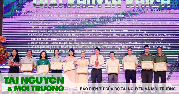 Báo Tài nguyên và Môi trường đạt Giải Báo chí TP. Đà Nẵng năm 2022