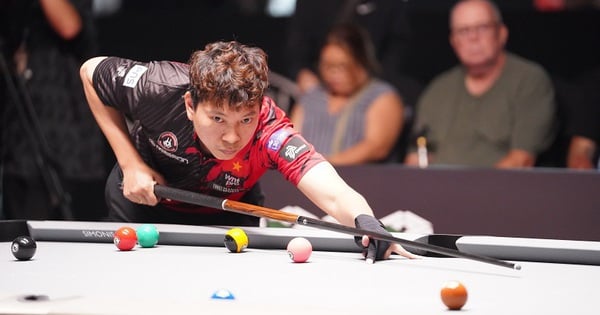 Duong Quoc Hoang atmet in Runde 64 des Hanoi Open Pool 2024 auf