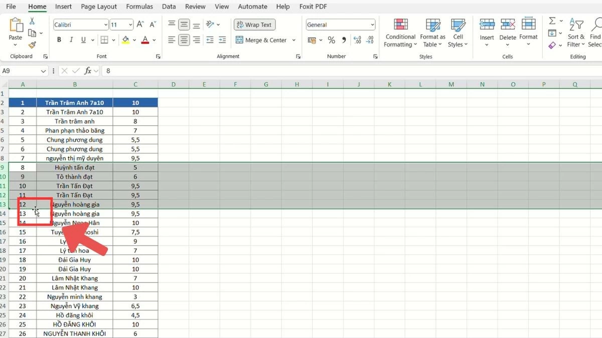 Cách di chuyển cột trong Excel nhanh chóng và tiện lợi