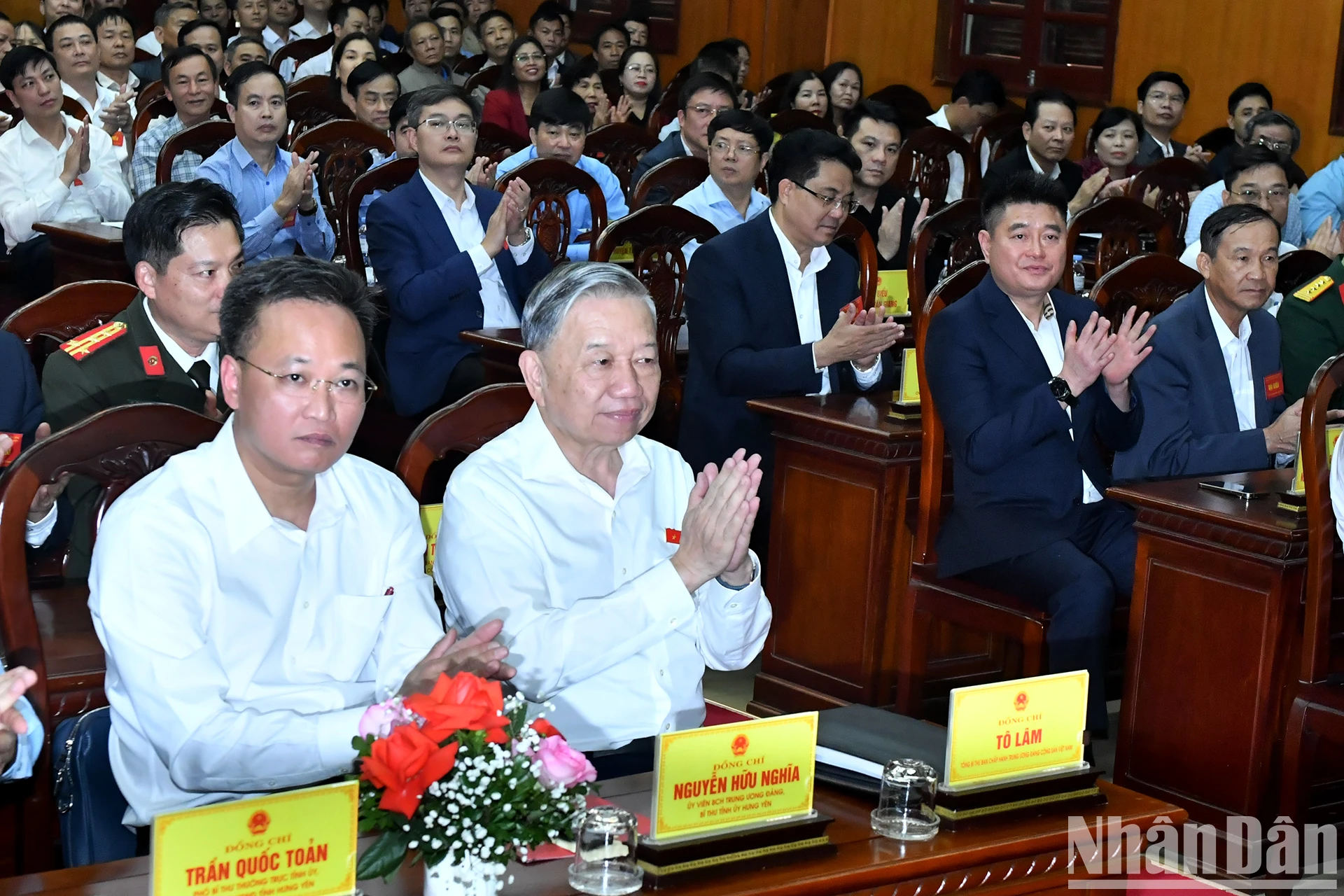 [Photo] General Secretary To Lam meets voters in Hung Yen province photo 4