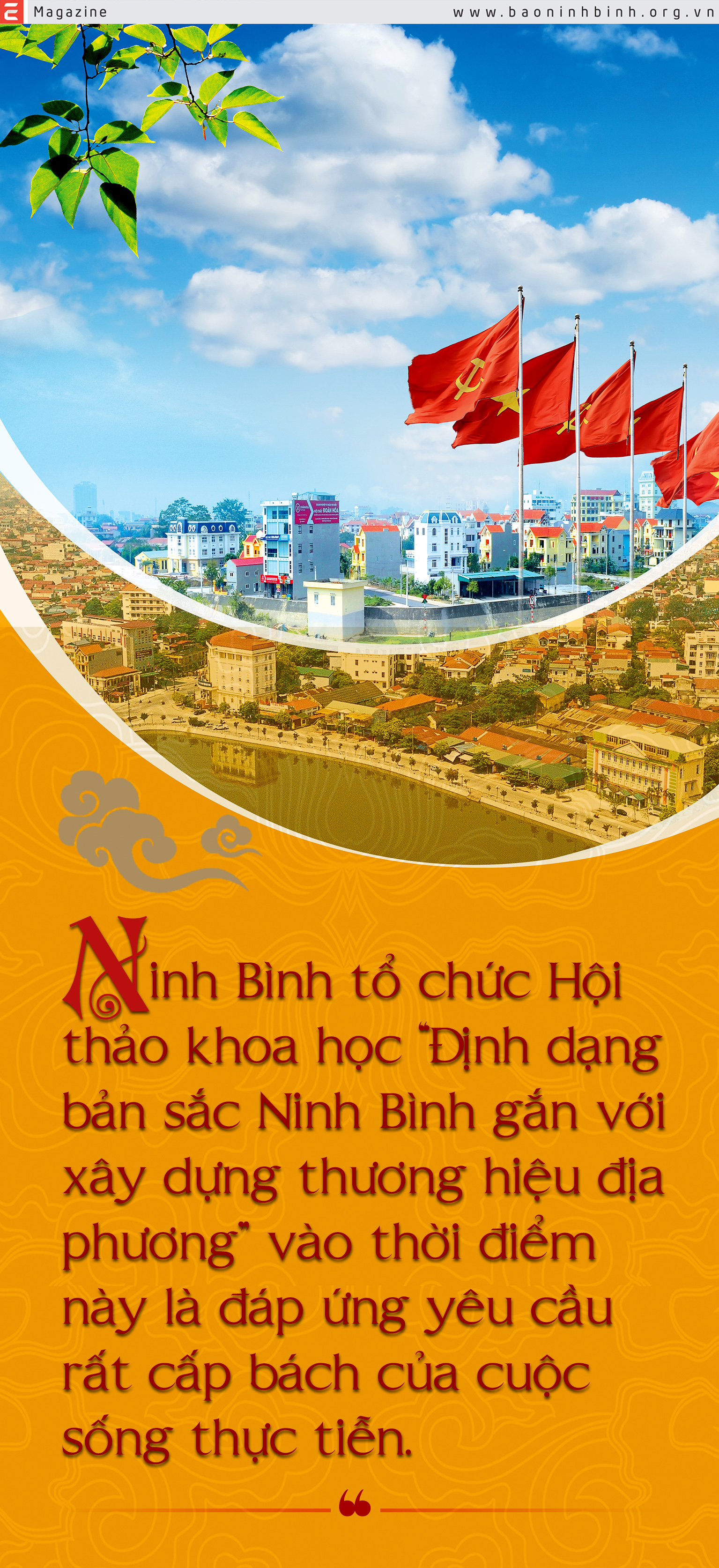 Emagazine The historical and cultural space of Hoa Lu Capital is a unique value that defines the urban brand of Ninh Binh