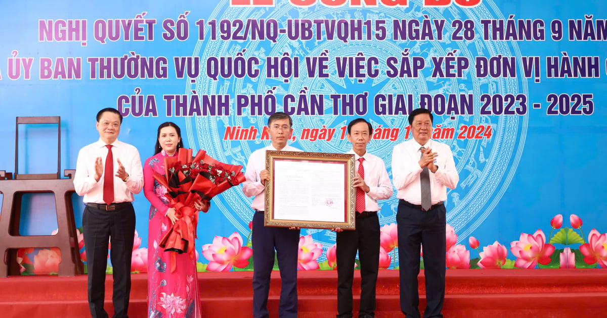 Sáp nhập 4 phường ở quận trung tâm TP Cần Thơ