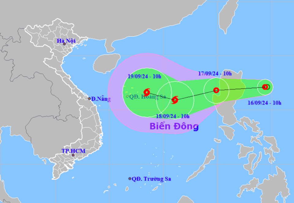 Es probable que la depresión tropical que está a punto de ingresar al Mar del Este se fortalezca y se convierta en una tormenta.