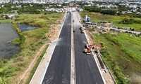 The parallel road of National Highway 50 from Ho Chi Minh City to Long An is gradually taking shape.