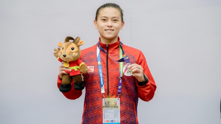 Huu Hieu just won the 32nd SEA Games gold medal.