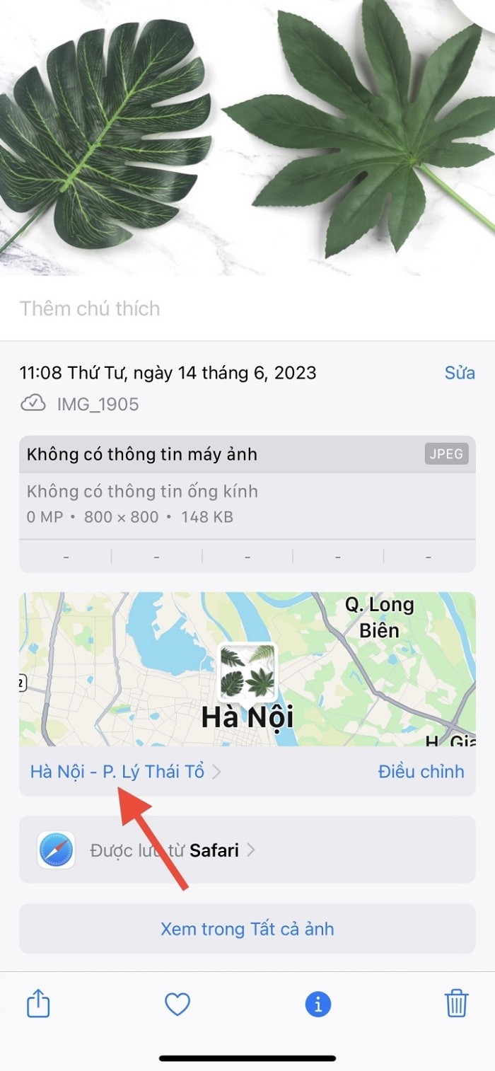 Hướng dẫn cách thêm vị trí vào ảnh trên iPhone