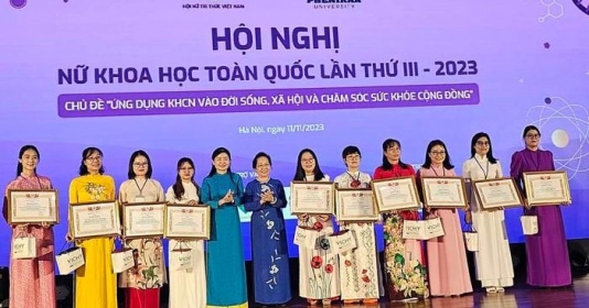 Vinh danh 62 nữ trí thức trẻ có thành tích xuất sắc trong nghiên cứu khoa học