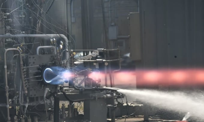 Ein Wankelmotor der NASA im Einsatz während eines Tests. Foto: NASA