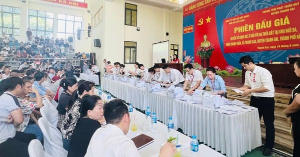 Im September 2024 werden weiterhin 57 Grundstücke in Thanh Oai versteigert.