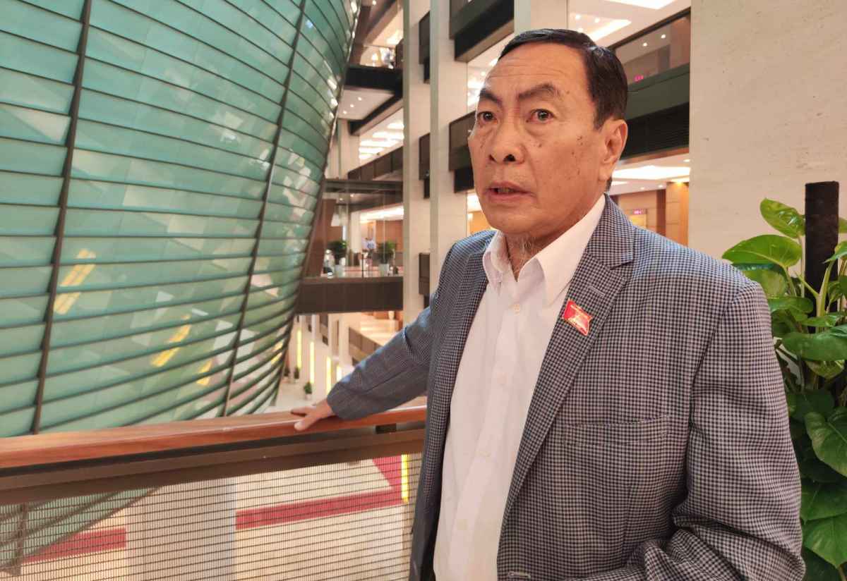 National Assembly Delegate Pham Van Hoa (Dong Thap delegation) - Member of the National Assembly's Law Committee. Photo: T.Vuong