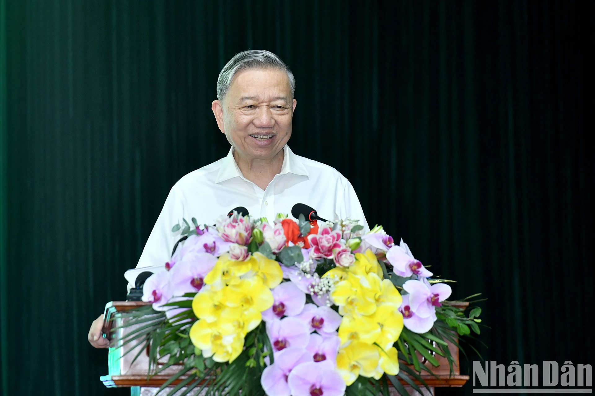 [Photo] General Secretary To Lam meets voters in Hung Yen province photo 8