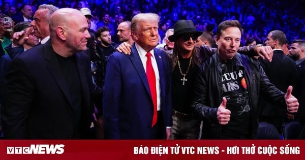 Ông Trump xem đấu võ cùng tỷ phú Elon Musk