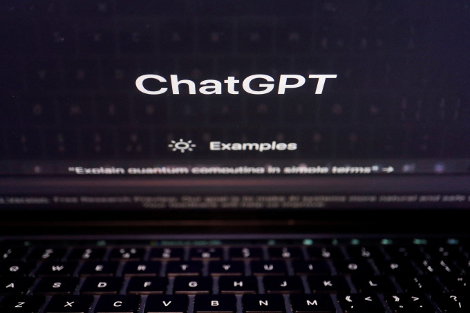 อินเทอร์เฟซเว็บไซต์ของ ChatGPT - เครื่องมือ AI สร้างสรรค์ของ OpenAI ภาพ : รอยเตอร์ส