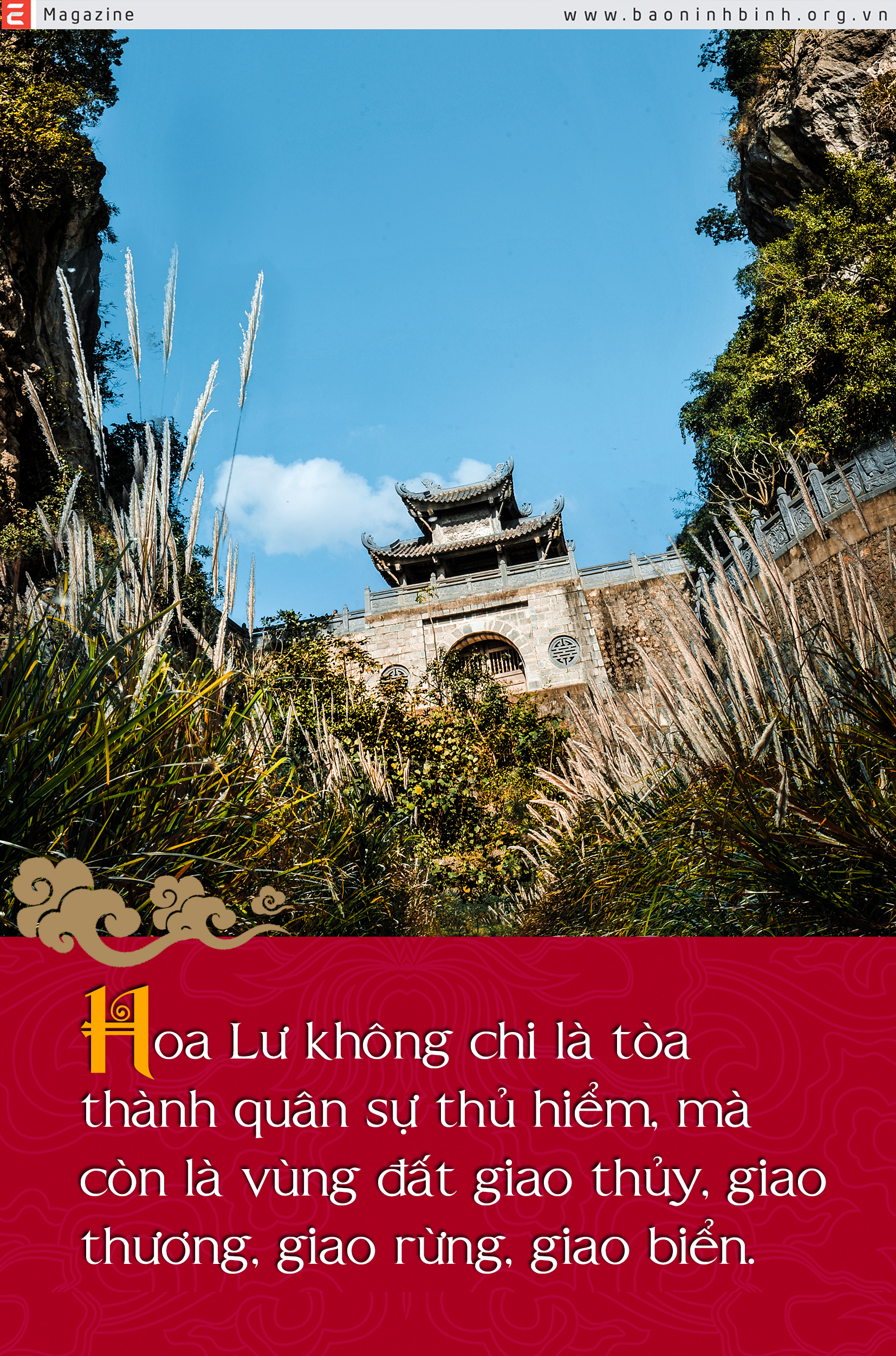 Emagazine The historical and cultural space of Hoa Lu Capital is a characteristic value that defines the urban brand of Ninh Binh