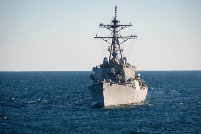 Tàu khu trục USS Laboon. Ảnh: Hải quân Mỹ