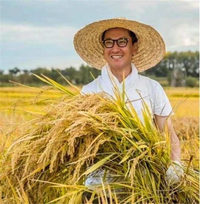Chau Kiet becomes a billionaire in the agricultural industry. Photo: Weibo.
