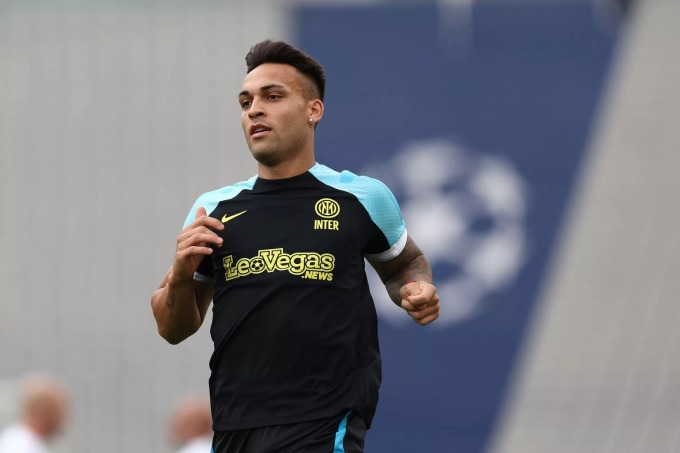 Lautaro at Ataturk Stadium on June 9. Photo: inter.it