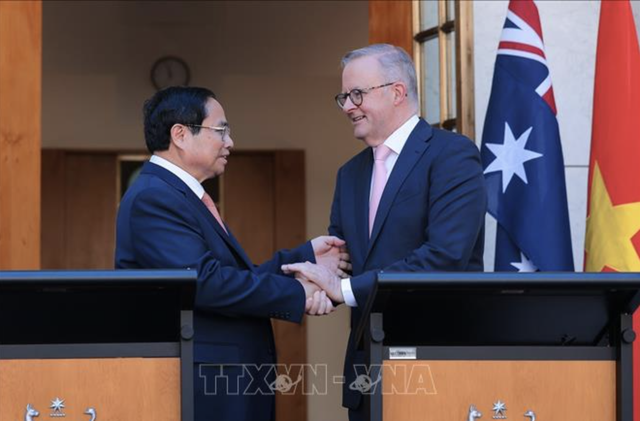 Australian Prime Minister and Prime Minister Pham Minh Chinh announced the establishment of a Comprehensive Strategic Partnership.