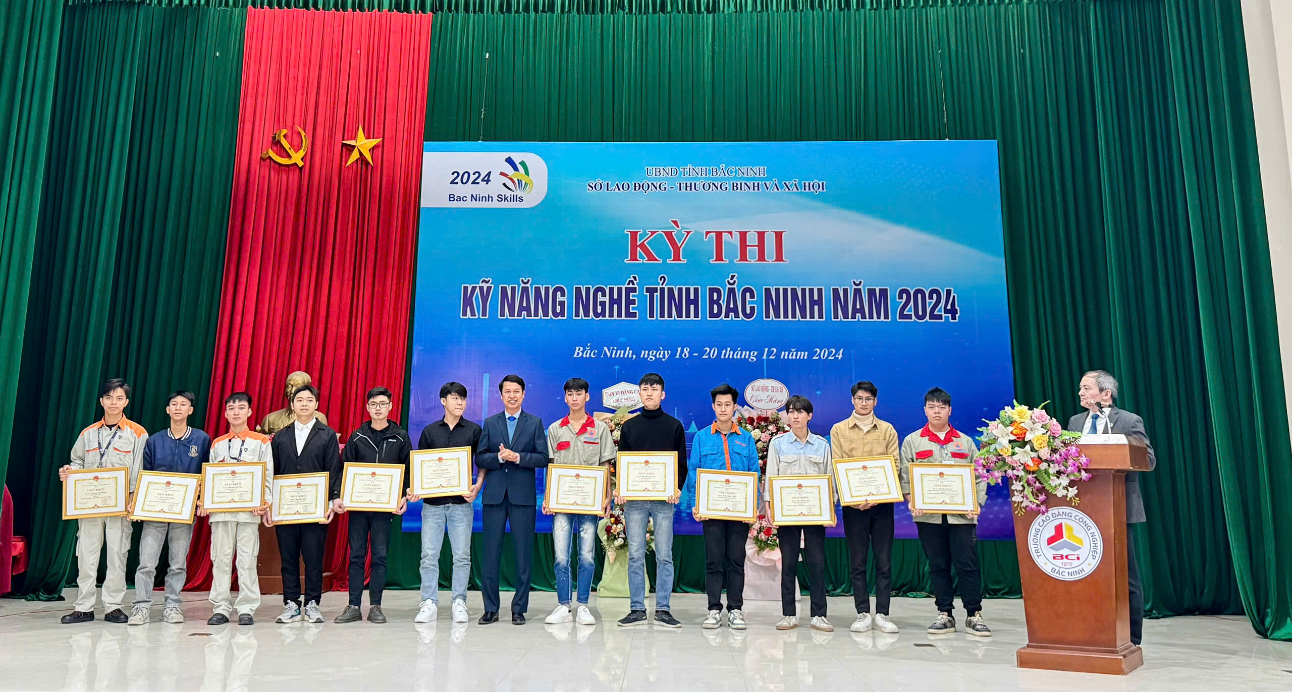 Das Viglacera College gewann drei dritte Preise im Berufsbildungswettbewerb 2024 – Provinz Bac Ninh