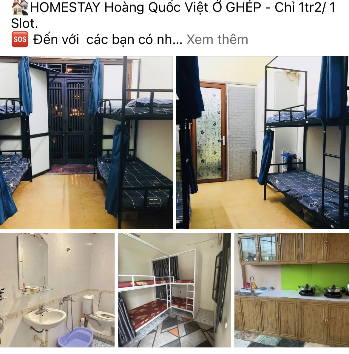 홈스테이 스타일의 숙박 시설이 호황을 누리고 있으며 소셜 네트워크에 널리 광고되고 있습니다. 사진: 칸린