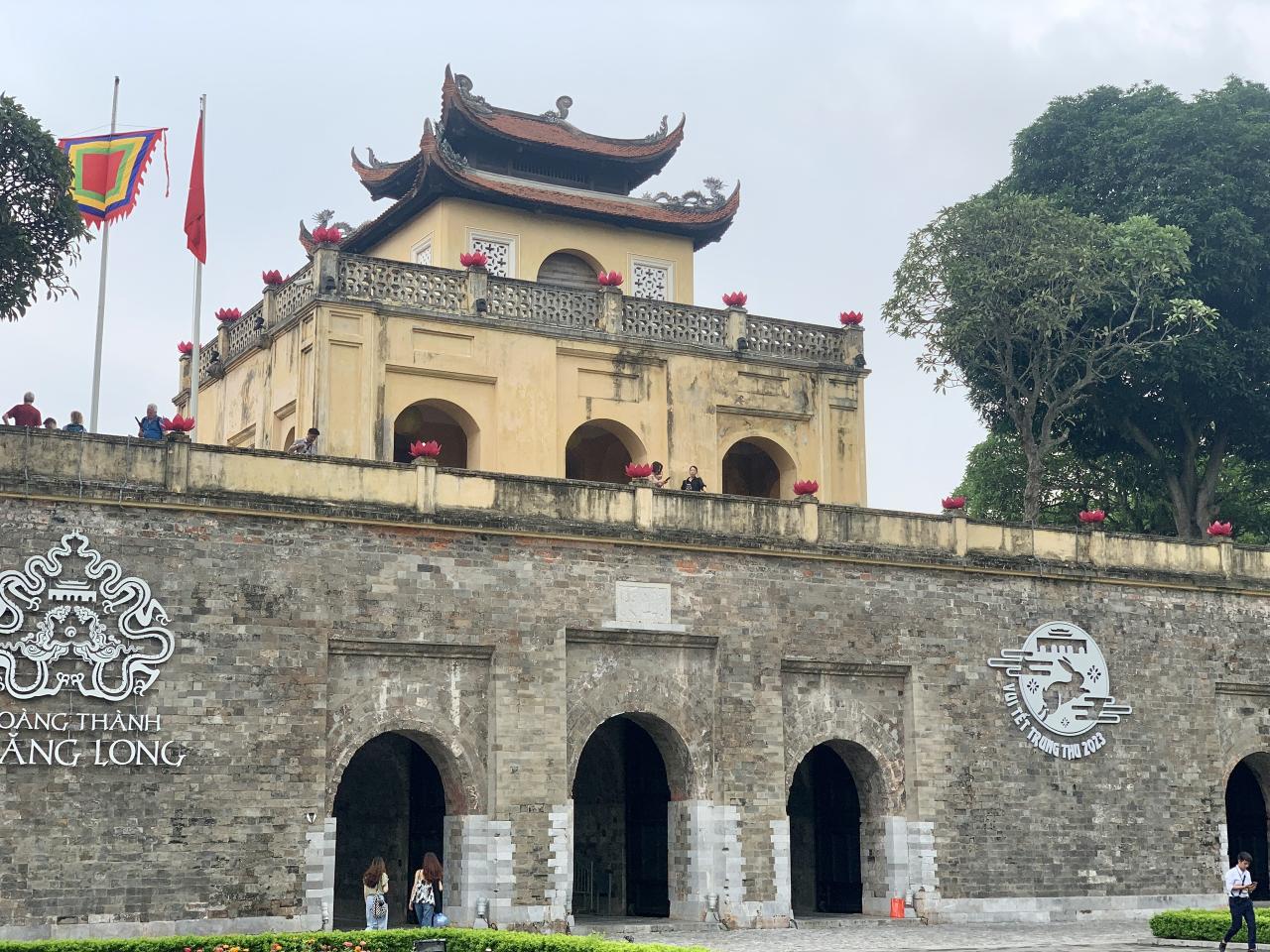 Doan Mon - Thang Long Imperial Citadel is where the Vietnamese army gathered when they took over Hanoi on October 10, 1954. Doan Mon is one of the main gates leading to the Forbidden City. Photo: Nhat Minh