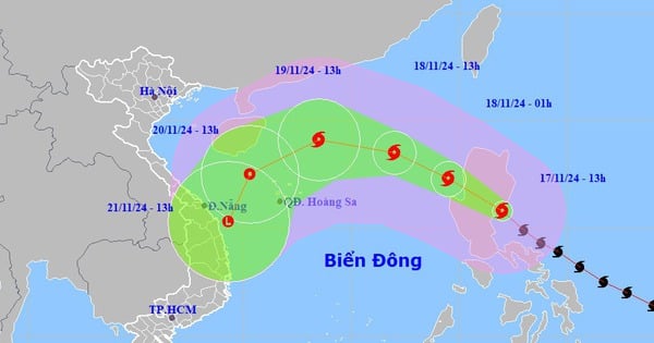 Dernières nouvelles sur la tempête, réponse urgente à la tempête Manyi avec des rafales supérieures au niveau 17 sur le point d'entrer dans la mer de l'Est