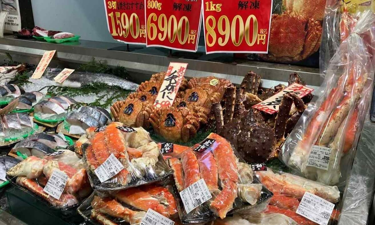 Les crabes russes affluent vers le Japon et la Chine