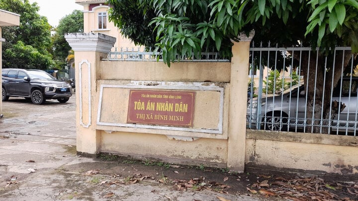 Binh Minh Town People's Court - where Ms. Suong is Deputy Chief Justice. (Photo: Thien Chi)