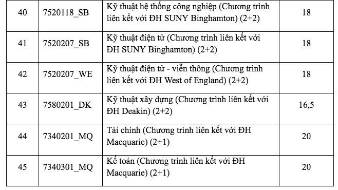 Điểm chuẩn Trường ĐH Quốc tế - ĐH Quốc gia TP.HCM: Một số ngành giảm nhẹ- Ảnh 4.