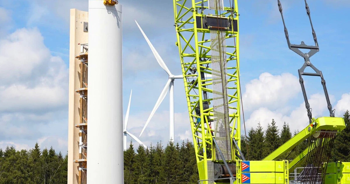 L'éolienne en bois la plus haute du monde