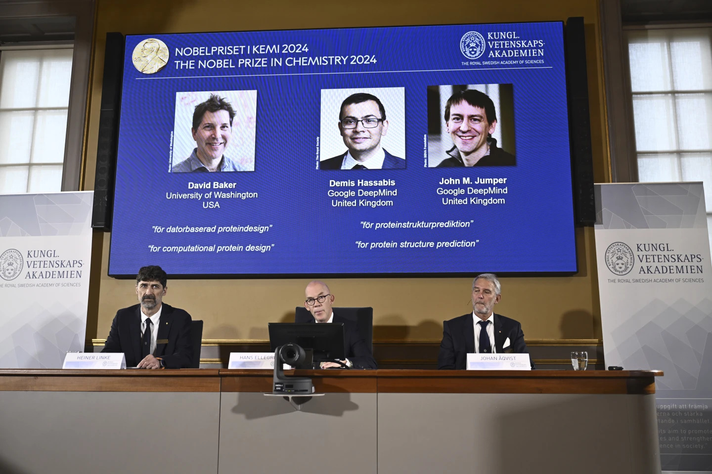 Nobel Prize in Chemistry 2024 for three scientists for research on proteins image 1