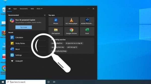 How to turn off the search bar on Windows 10 simply and quickly