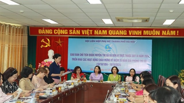 Hội LHPN TP triển khai các hoạt động kỷ niệm 70 năm Giải phóng Thủ đô