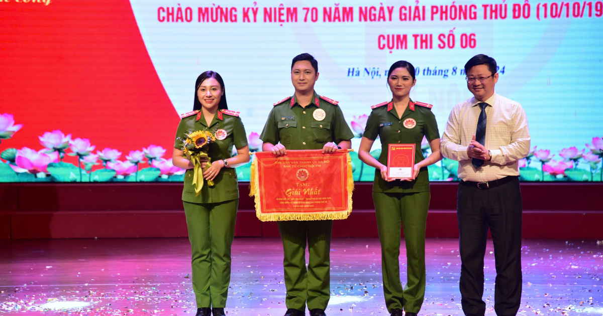 Công an Hà Nội đoạt Giải Nhất sơ khảo Hội thi “Dân vận khéo” Cụm 6