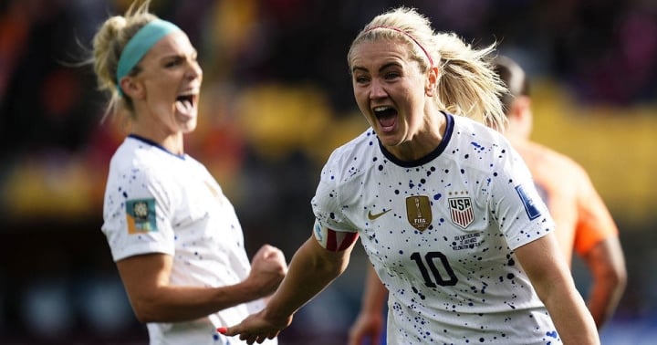 The United States team is the reigning Women's World Cup champion.