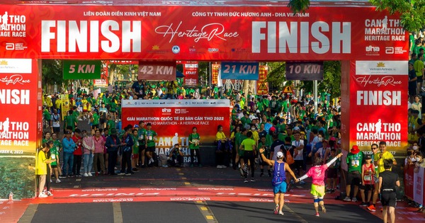 9.000 người tham gia chạy Giải Marathon Quốc tế Di sản Cần Thơ