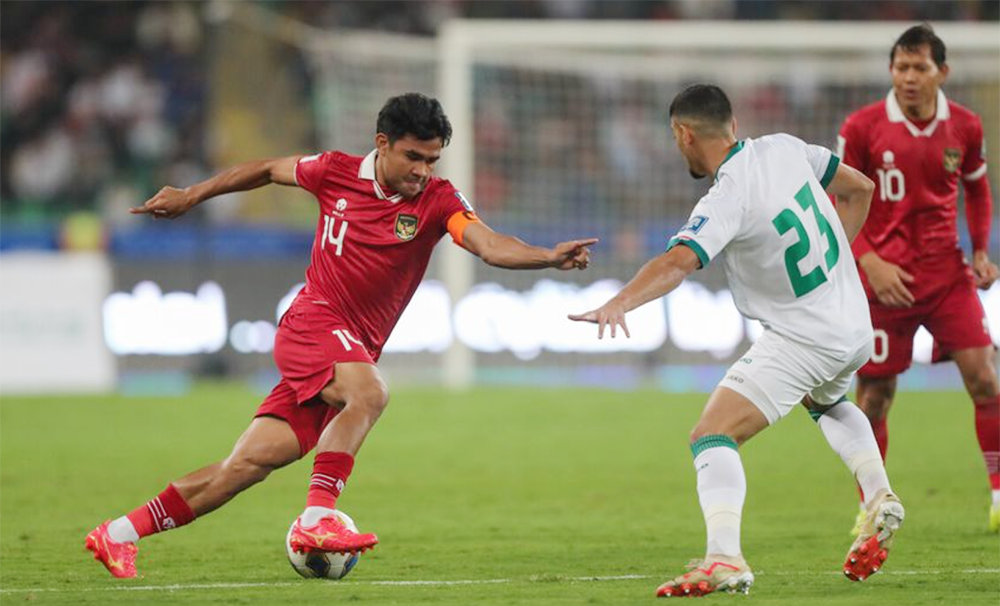 Indonesia lost heavily to Iraq in the 2026 World Cup qualifiers