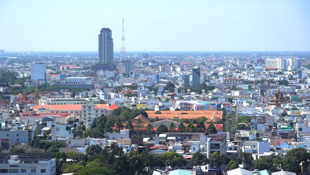 Panorama of Can Tho City. Photo: Ta Quang