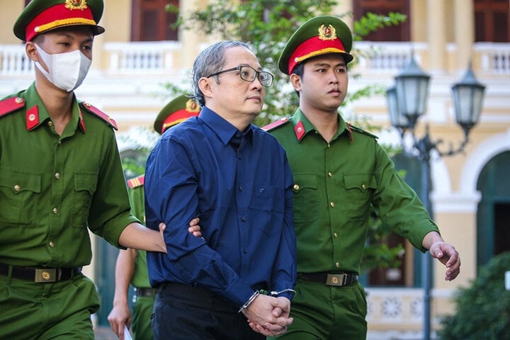 L'accusé Nguyen Minh Quan lors du procès en décembre 2023.