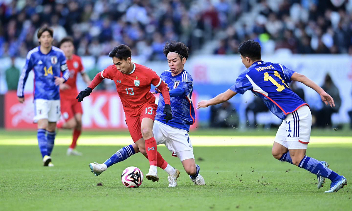 Thailand musste im Debütspiel des japanischen Trainers eine schwere Niederlage hinnehmen.