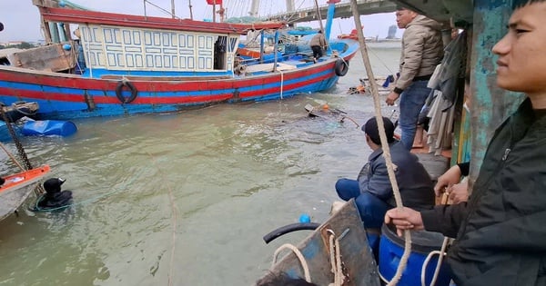 Ursache für den Untergang eines Fischerbootes auf dem Fluss Nhat Le